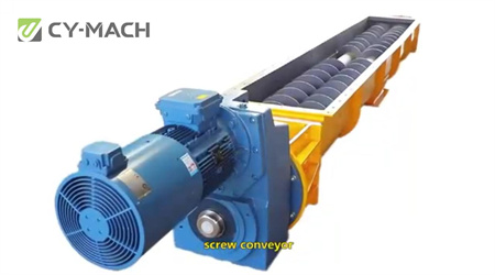 U shaped screw conveyor